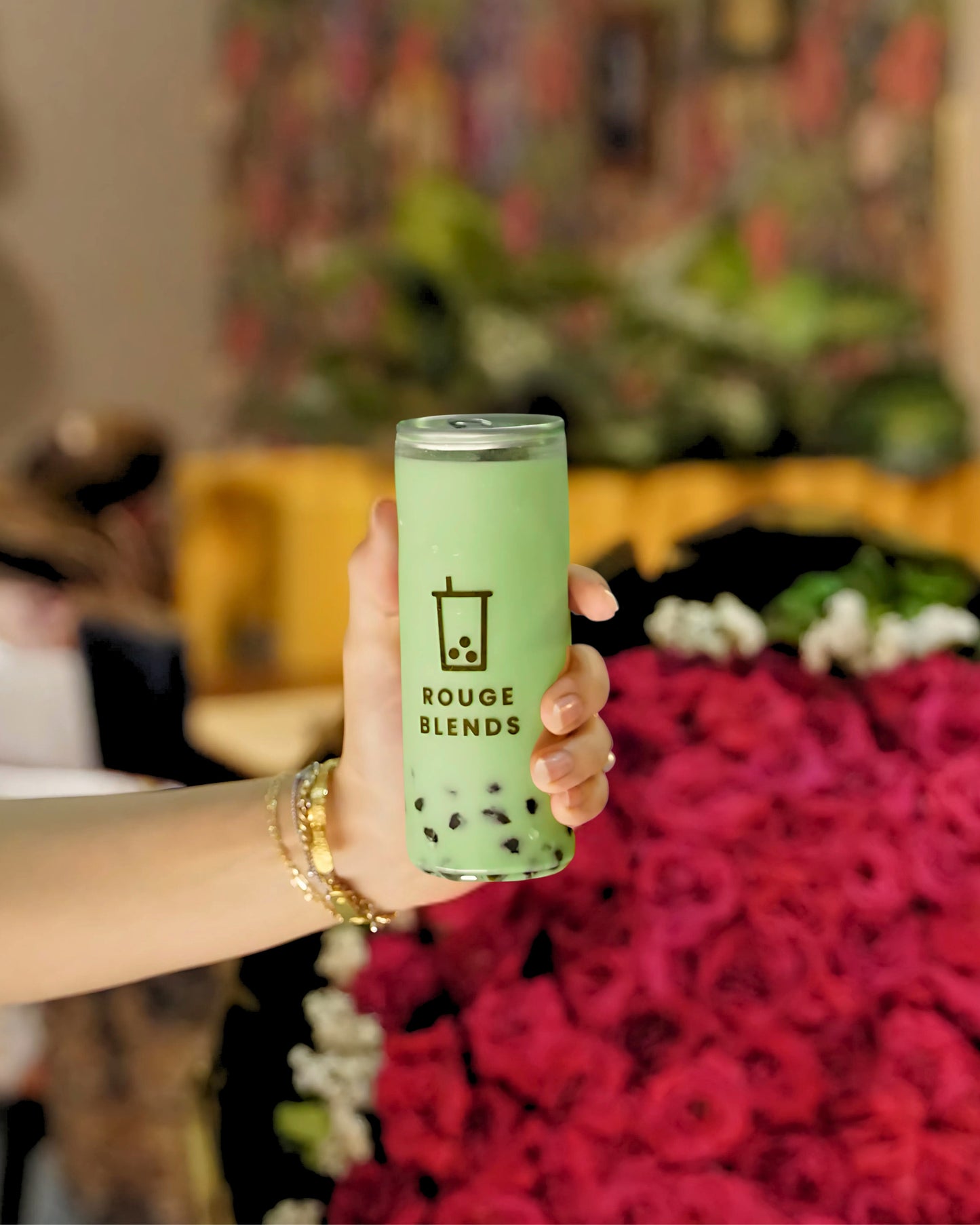 Matcha Boba Drink